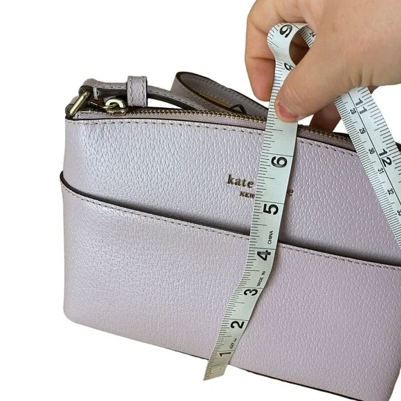Kate Spade Lavender Mist Grove Street Millie Crossbody Purse Bag Leather - Picture 12 of 16